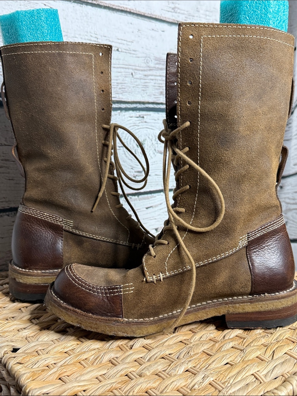 Frye Sundance Tuscarora lace up brown boots - Picture 8 of 15